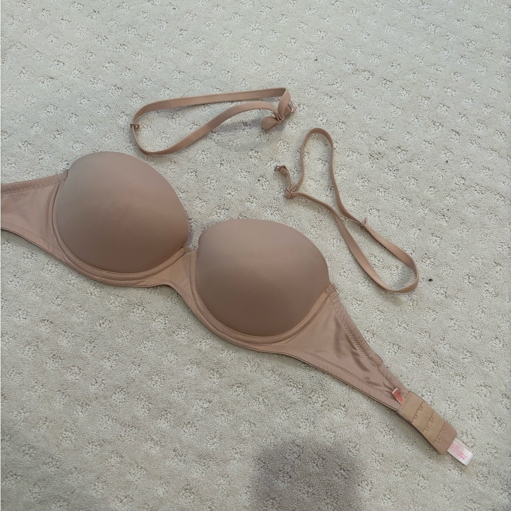 PINK Victoria's Secret Strapless Underwire Bra